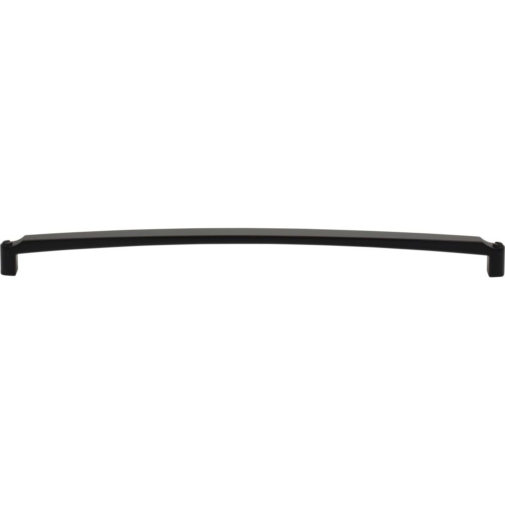 Top Knobs TK3176BLK Haddonfield Pull 12" Center to Center in Flat Black